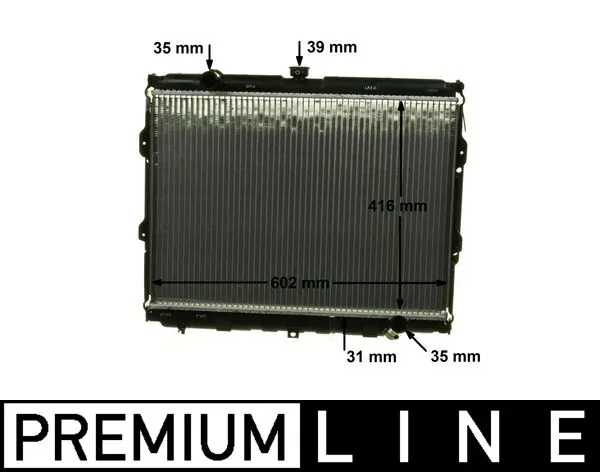 Radiator, engine cooling