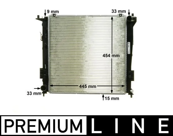 Radiator, engine cooling