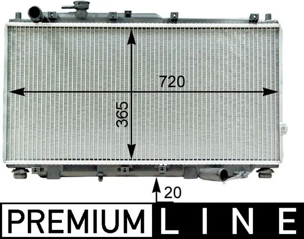 Radiator, engine cooling