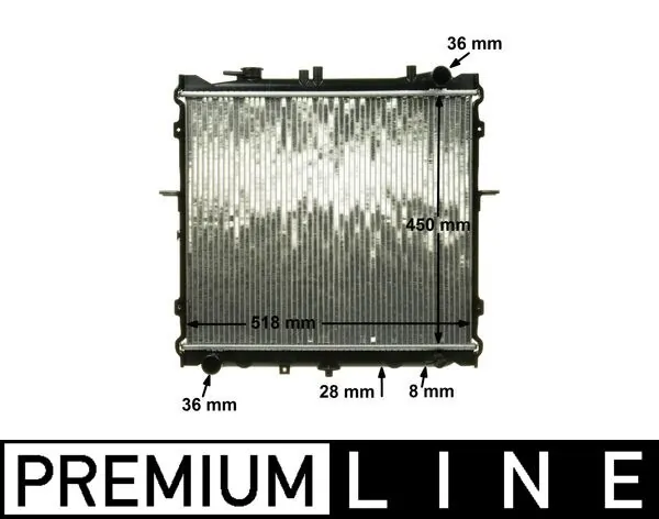 Radiator, engine cooling