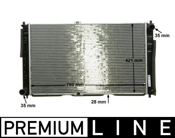 Radiator, engine cooling