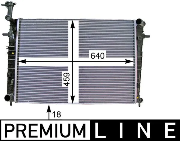 Radiator, engine cooling