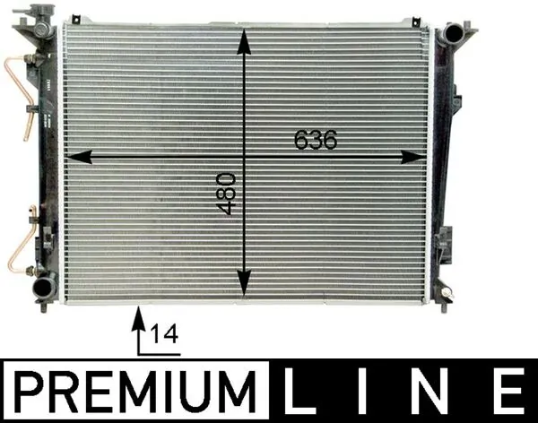 Radiator, engine cooling