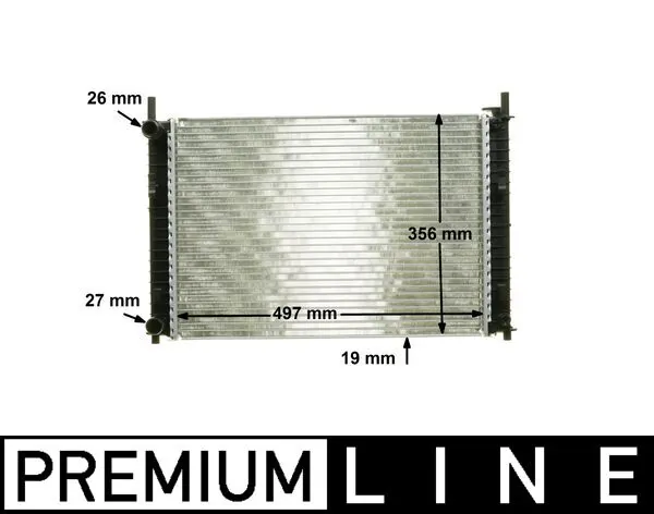 Radiator, engine cooling