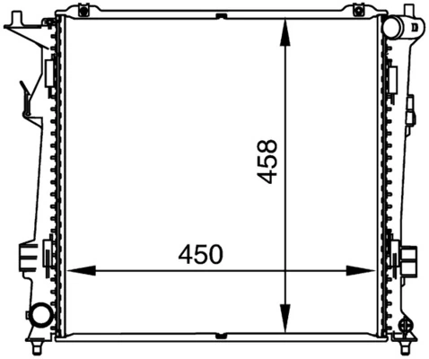 Radiator, engine cooling