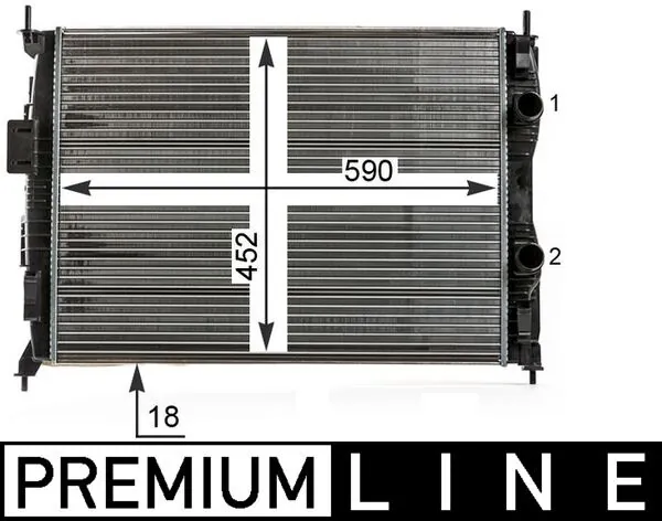 Radiator, engine cooling