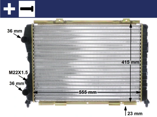 Radiator, engine cooling