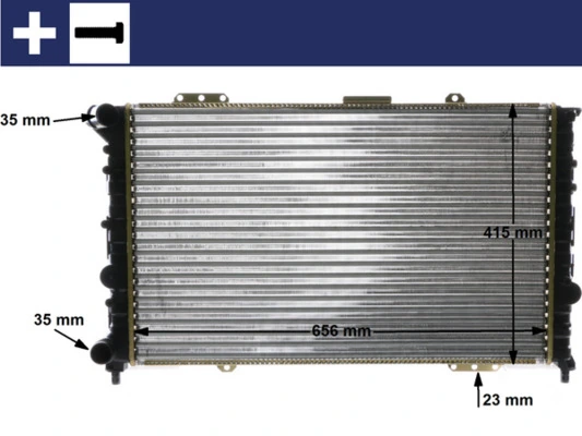 Radiator, engine cooling