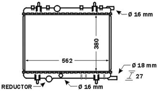 Radiator, engine cooling