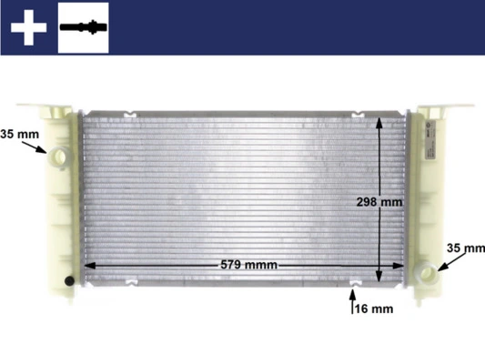 Radiator, engine cooling