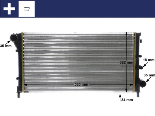 Radiator, engine cooling