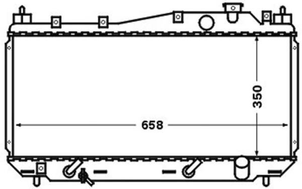 Radiator, engine cooling