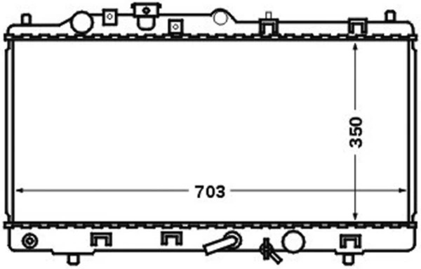 Radiator, engine cooling