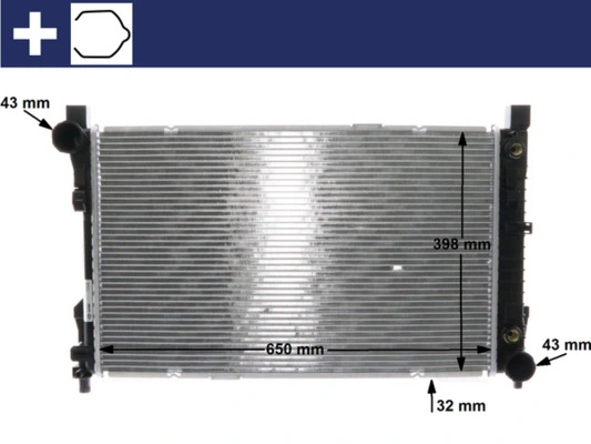 Radiator, engine cooling