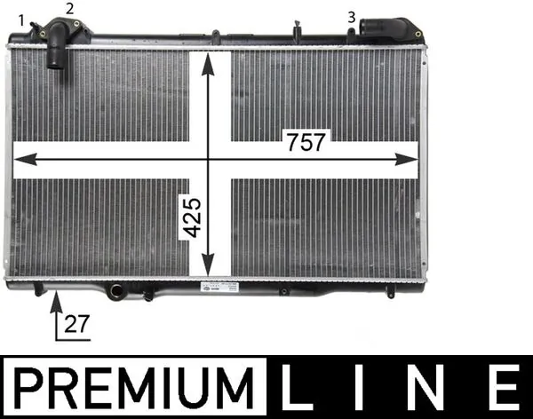 Radiator, engine cooling