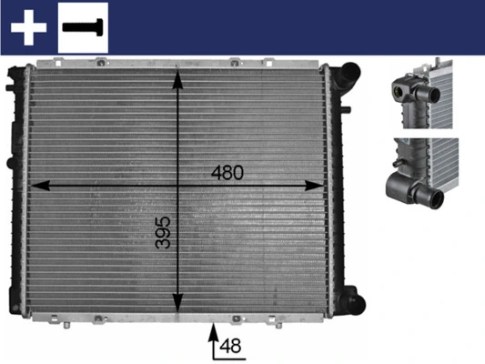 Radiator, engine cooling