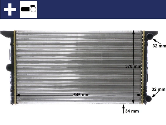 Radiator, engine cooling