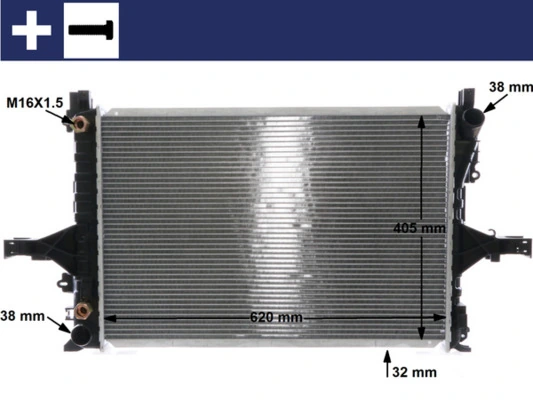 Radiator, engine cooling
