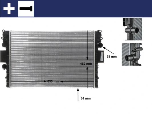 Radiator, engine cooling