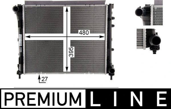 Radiator, engine cooling