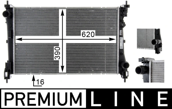 Radiator, engine cooling