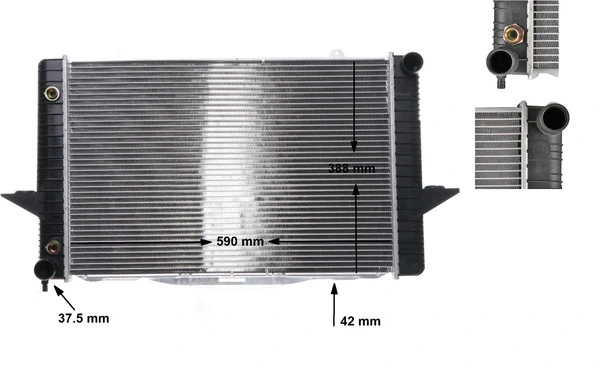 Radiator, engine cooling