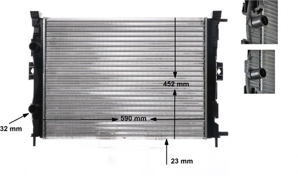 Radiator, engine cooling
