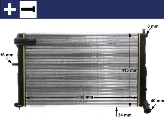 Radiator, engine cooling