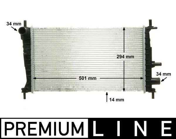 Radiator, engine cooling