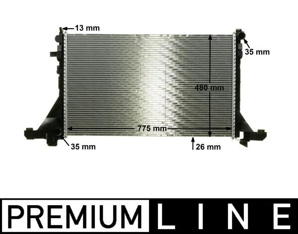 Radiator, engine cooling