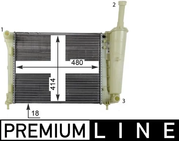 Radiator, engine cooling