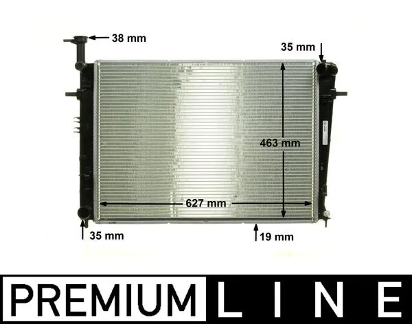 Radiator, engine cooling