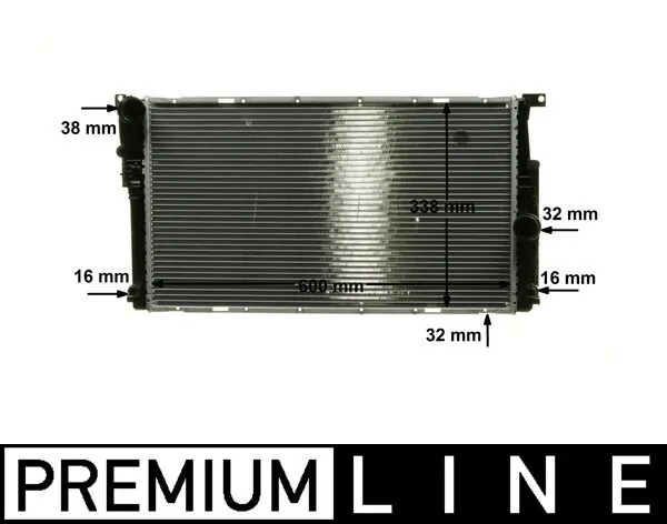 Radiator, engine cooling
