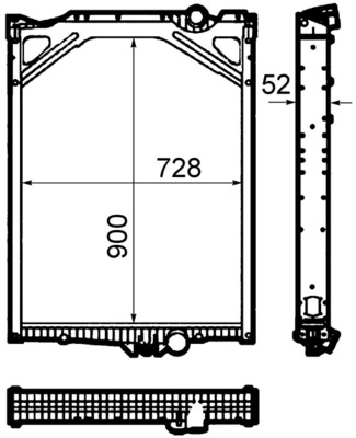 Radiator, engine cooling