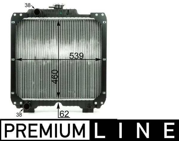 Radiator, engine cooling