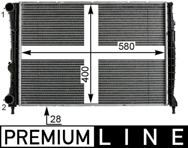 Radiator, engine cooling