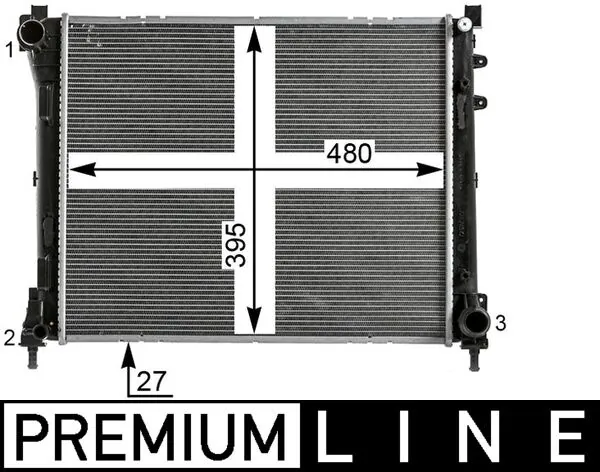 Radiator, engine cooling