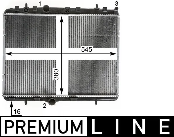 Radiator, engine cooling