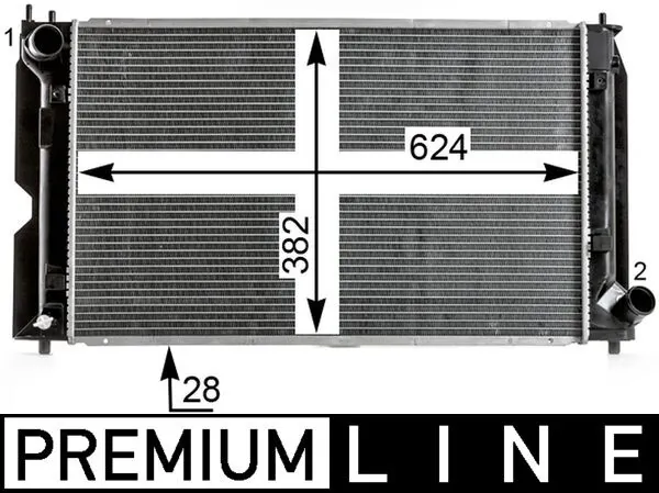 Radiator, engine cooling