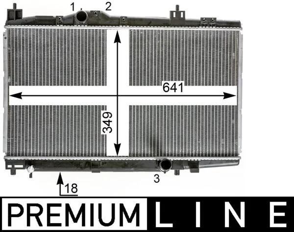 Radiator, engine cooling