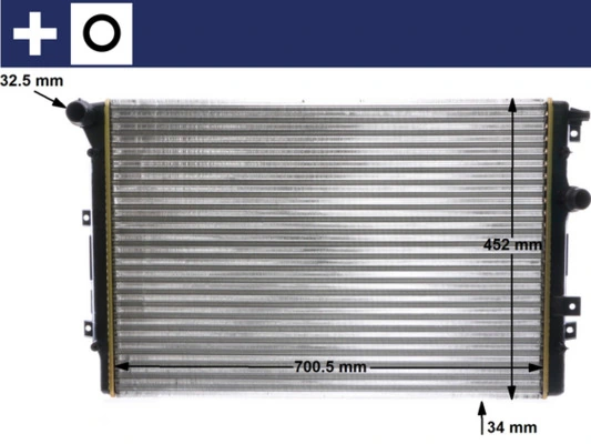 Radiator, engine cooling