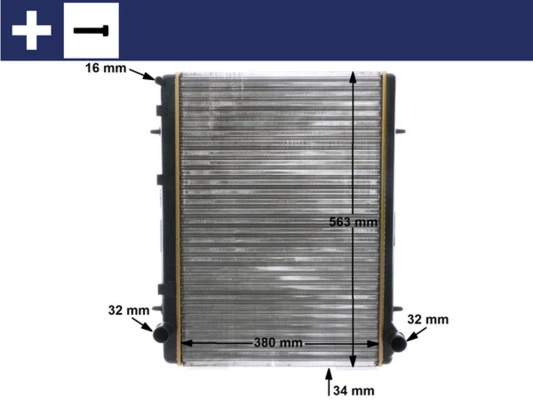 Radiator, engine cooling