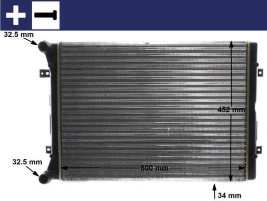 Radiator, engine cooling