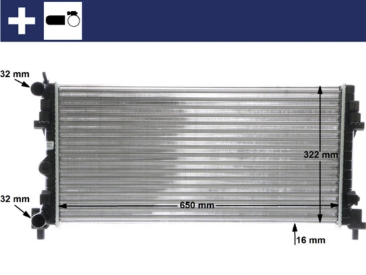 Radiator, engine cooling