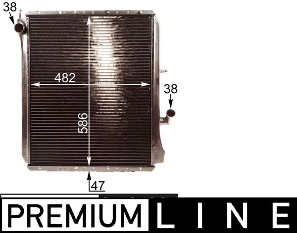 Radiator, engine cooling