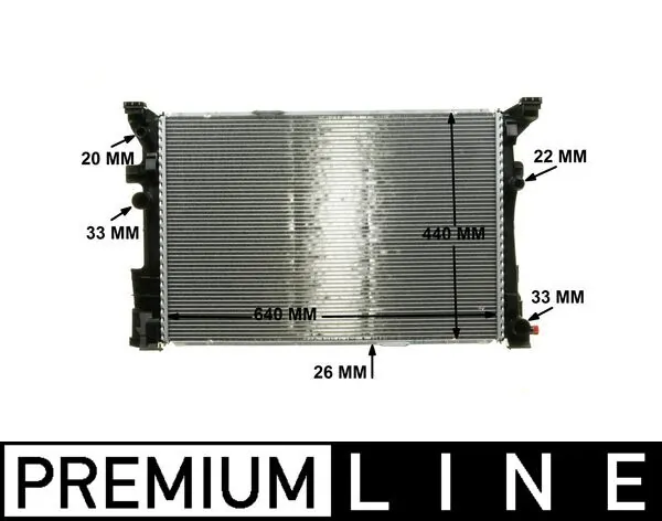 Radiator, engine cooling