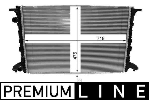 Radiator, engine cooling