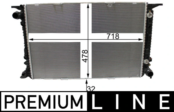 Radiator, engine cooling