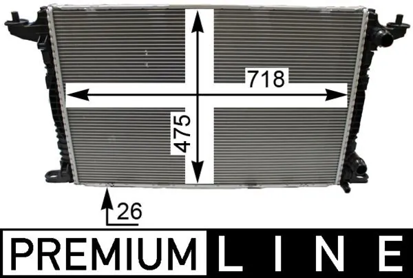 Radiator, engine cooling