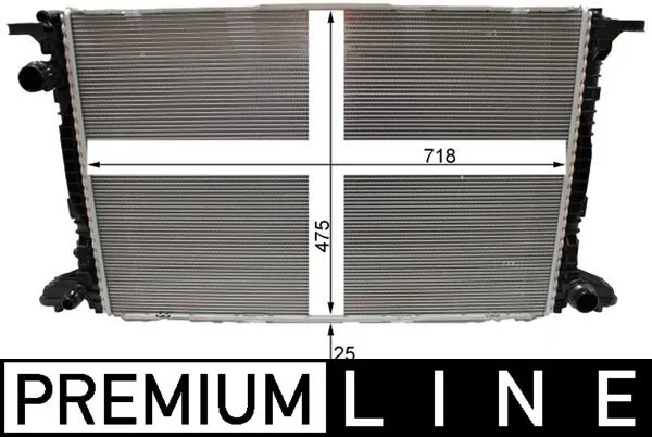 Radiator, engine cooling
